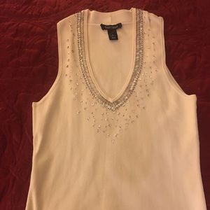 White House Black Market knit tank top
